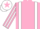 Silk - Pink, white braces, striped sleeves, white cap, pink star