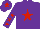 Silk - Purple body, red star, purple arms, red stars, purple cap, red star