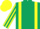 Silk - Dark green body, yellow braces, yellow arms, dark green striped, yellow cap, dark green striped