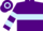 Silk - Purple, light blue hoop