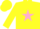 Silk - Yellow, shocking pink star and armbands, yellow cap