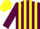 Silk - Garnet body, yellow epaulettes, garnet arms, yellow striped, yellow cap