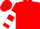 Silk - Red, white circled 'k', white bars on slvs