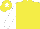 Silk - Yellow, white sleeves, yellow cap, white star