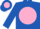 Silk - Royal blue, pink ball
