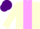 Silk - Cream, lilac stripe, cream sleeves, purple cap