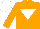 Silk - Orange, white inverted triangle, white cap