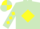 Silk - Light green, yellow diamond, yellow diamonds on sleeves, quartered cap