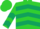 Silk - Lime green, dark green chevrons