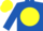 Silk - Royal blue, yellow ball, yellow cap