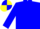 Silk - Blue body, blue arms, yellow cap, blue quartered