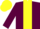 Silk - Maroon, Yellow stripe, Yellow cap