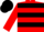 Silk - White, black hl in red & blue flag emblem, red hl on white panel on front, red sleeves