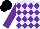 Silk - Purple with black seams