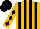 Silk - Yellow, Blue cross of Lorraine, Blue and Yellow striped cap