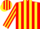Silk - Red and Yellow stripes