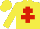 Silk - Yellow, Red Cross of Lorraine