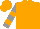 Silk - Fuschia, orange cross, orange, fuschia hoops on sleeves