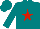 Silk - Teal, red star