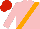 Silk - Pink, orange sash, red cap