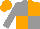 Silk - Grey body, orange quartered, grey arms, orange cap