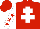 Silk - Red, white cross of lorraine, white sleeves, red stars