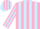 Silk - PINK & LIGHT BLUE STRIPES