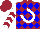 Silk - Maroon, blue diamonds, white horseshoe, maroon chevrons on white sleeves, maroon cap