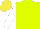 Silk - Fluorescent yellow, white sleeves, yellow cap