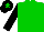 Silk - Big-green body, black arms, black cap, big-green star