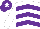 Silk - White & purple chevrons, white sleeves, purple cap, white star