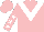 Silk - Pink, white chevron, pink sleeves, white stars