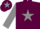 Silk - Maroon, Grey star, sleeves and star on cap