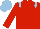 Silk - Red , light blue epaulettes, red star on light blue cap