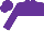Silk - purple and white halved horizontally, purple cap