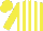 Silk - Yellow and white stripes