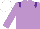 Silk - Mauve, purple epaulets, white cap