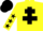 Silk - Yellow, Black Cross of Lorraine, Yellow sleeves, Black stars, Black cap