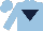 Silk - Light Blue, Dark Blue inverted triangle