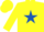 Silk - Yellow, Royal Blue star