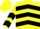 Silk - Yellow, Black Chevrons