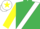 Silk - EMERALD GREEN, white sash, yellow sleeves, white cap, yellow star
