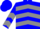 Silk - Blue, grey Chevrons