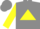 Silk - grey, Yellow Triangle and Sleeves