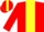 Silk - Red, Yellow stripe and cap