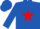 Silk - Royal Blue, Red Star