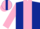 Silk - Dark Blue, Pink Panel, Pink Sleeves