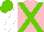 Silk - Pink, Light Green cross belts, White sleeves, Light Green cap