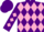 Silk - Purple, Pink Diamonds